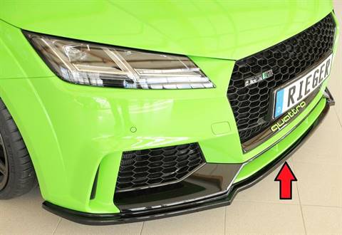 Lama ant Rieger Audi TT-RS FV/8S dal '16- 08/2018 nero lucido