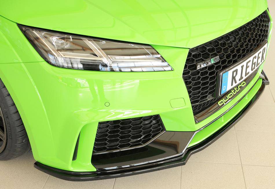 Lama ant Rieger Audi TT-RS FV/8S dal '16- 08/2018 nero lucido