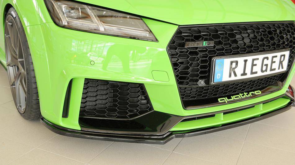 Lama ant Rieger Audi TT-RS FV/8S dal '16- 08/2018 nero lucido