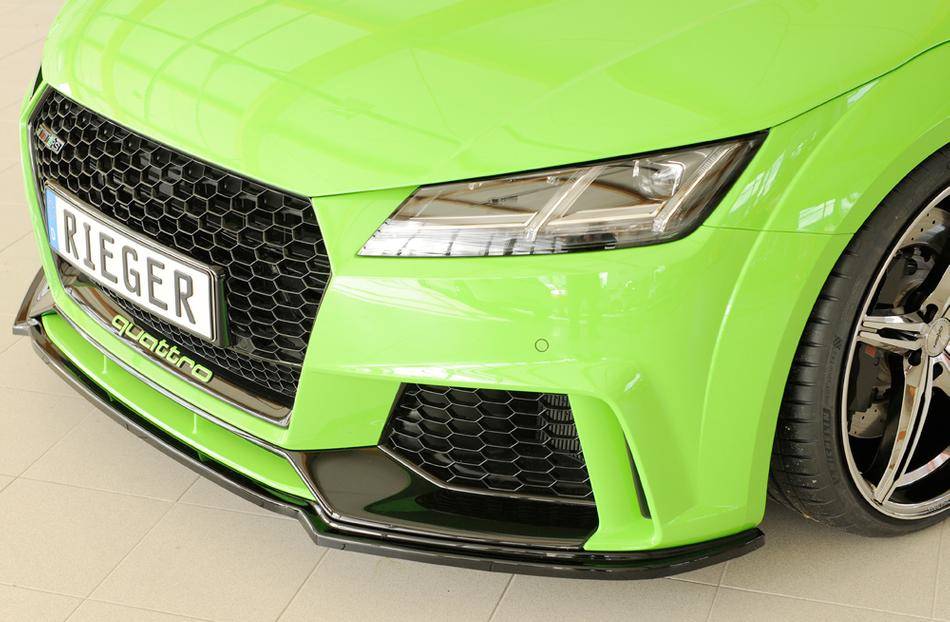 Lama ant Rieger Audi TT-RS FV/8S dal '16- 08/2018 nero lucido