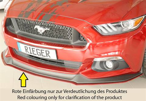 Lama ant Rieger Mustang 6 LAE per paraurti orig GT fino 07.2017