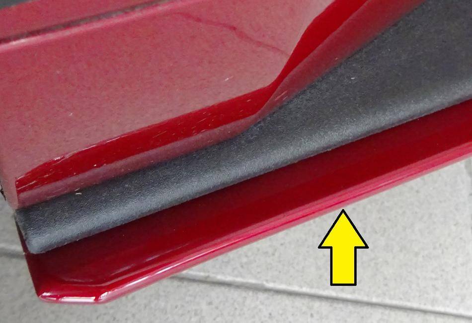 Lama sottoporta Sx Rieger Mustang 6  LAE per sottoporta GT orig