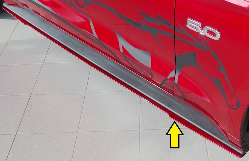 Lama sottoporta Dx Rieger Mustang 6  LAE per sottoporta GT orig