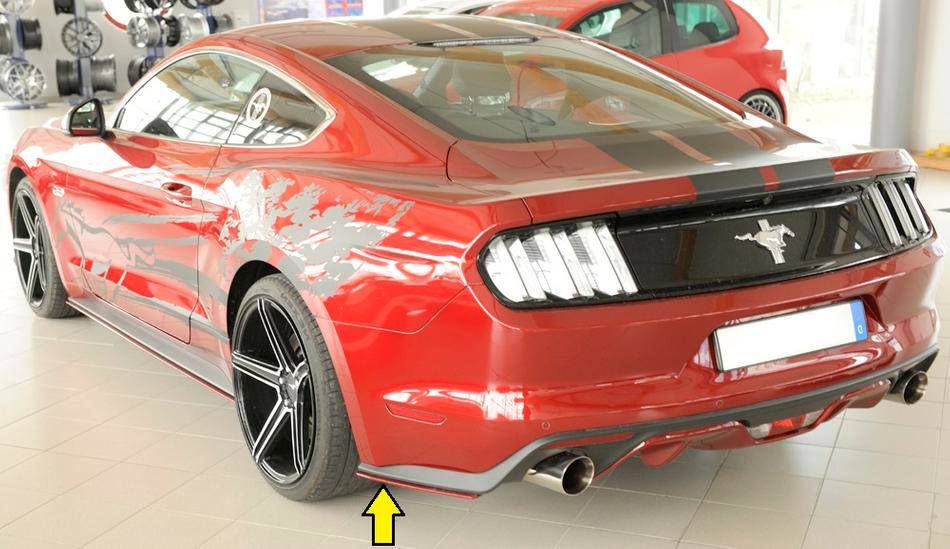 Lama post sx Rieger Mustang 6 LAE per paraurti orig GT fino '17