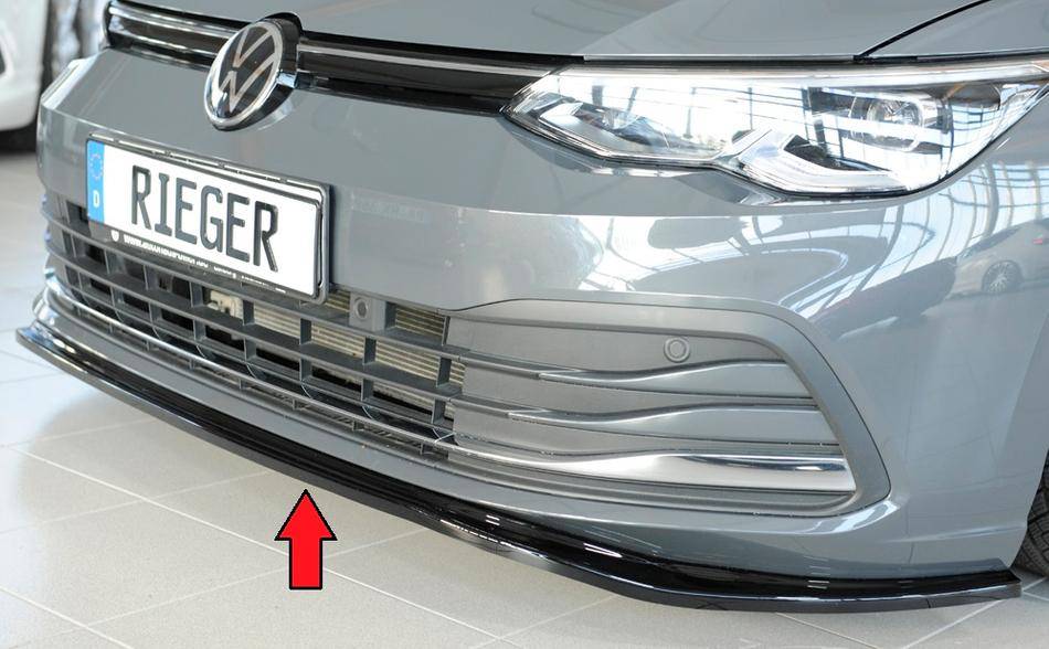 Lama ant Rieger Golf 8 per paraurti orig nero lucido