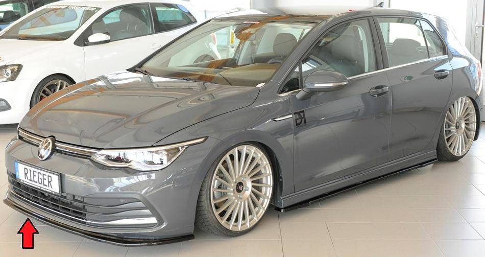 Lama ant Rieger Golf 8 per paraurti orig nero lucido