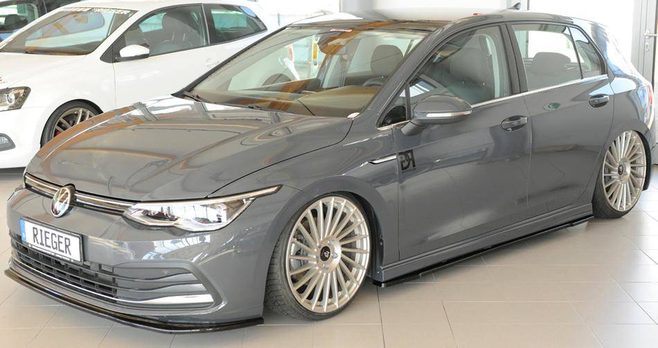 Lama ant Rieger Golf 8 per paraurti orig nero lucido