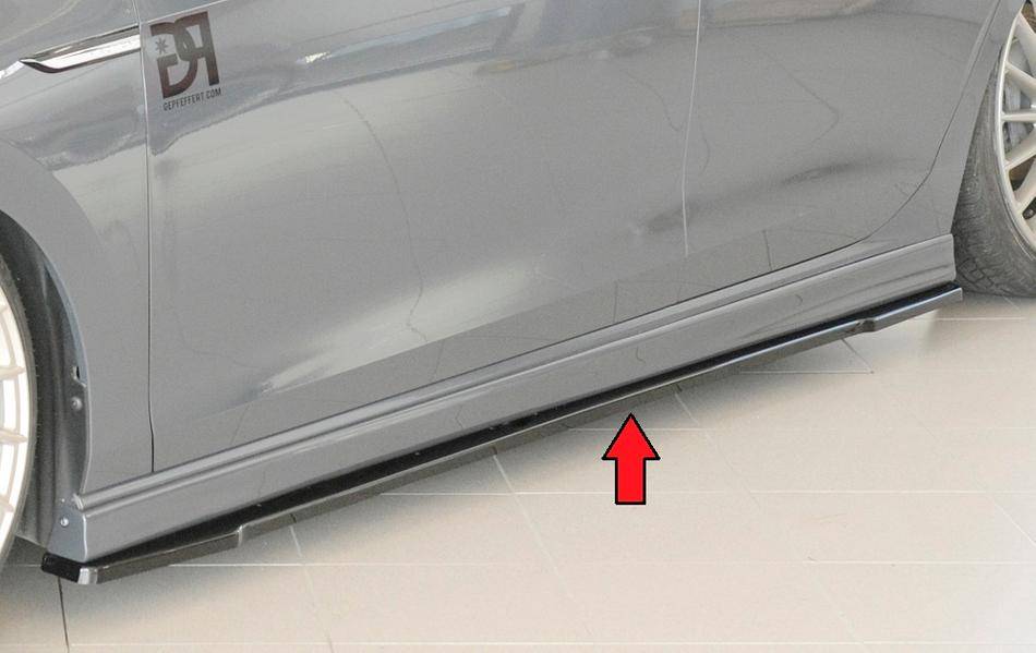 Lama Sx per sottoporta Rieger Golf 7+Leon 5F tutti modelli nero luci