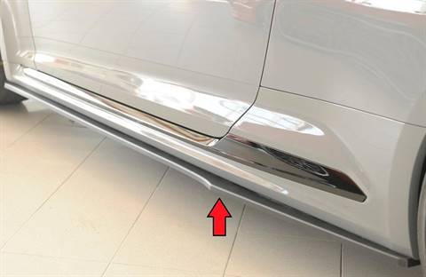 Lama sottoporta SX Rieger RS5 B9 Dal'16 Coupe fino'19