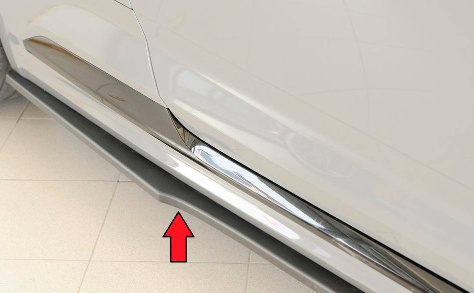 Lama sottoporta DX Rieger RS5 B9 Dal'16 Coupe fino'19