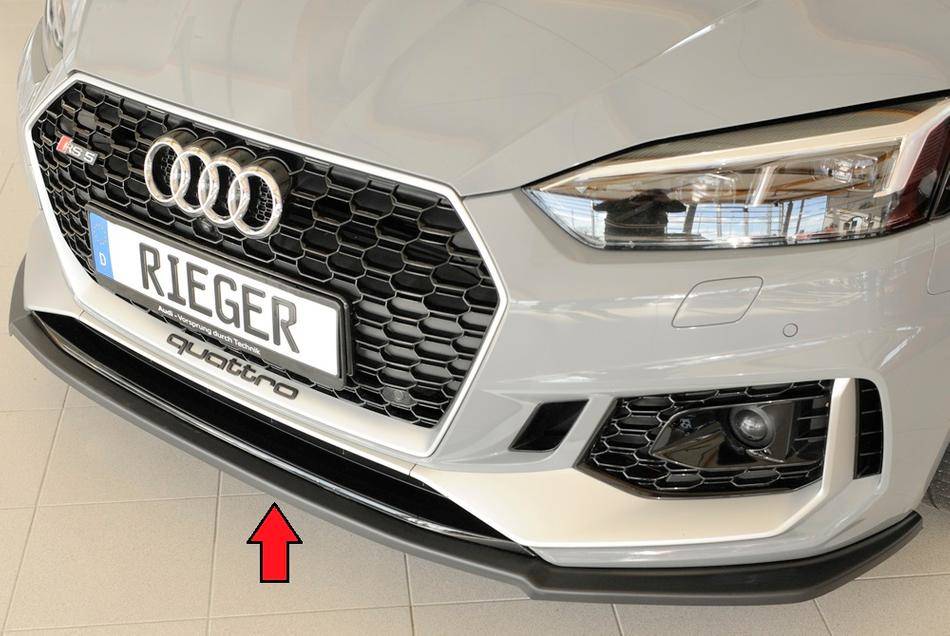Lama Rieger ant RS5 B9 Dal'16 Coupe'+Sportback per paraurti RS5