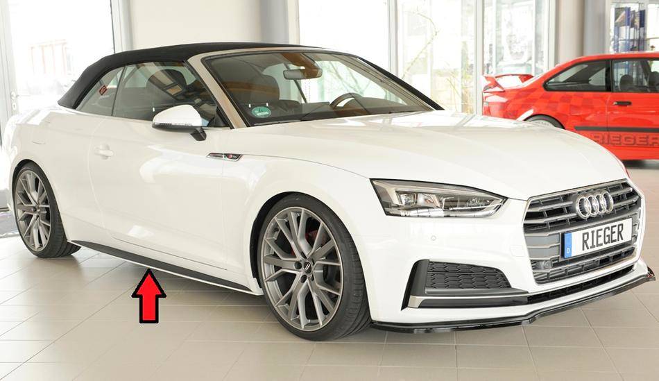 Lama sottoporta DX Rieger A5 B9 DAL'16 Coupe/Cabrio S-Line fino'19
