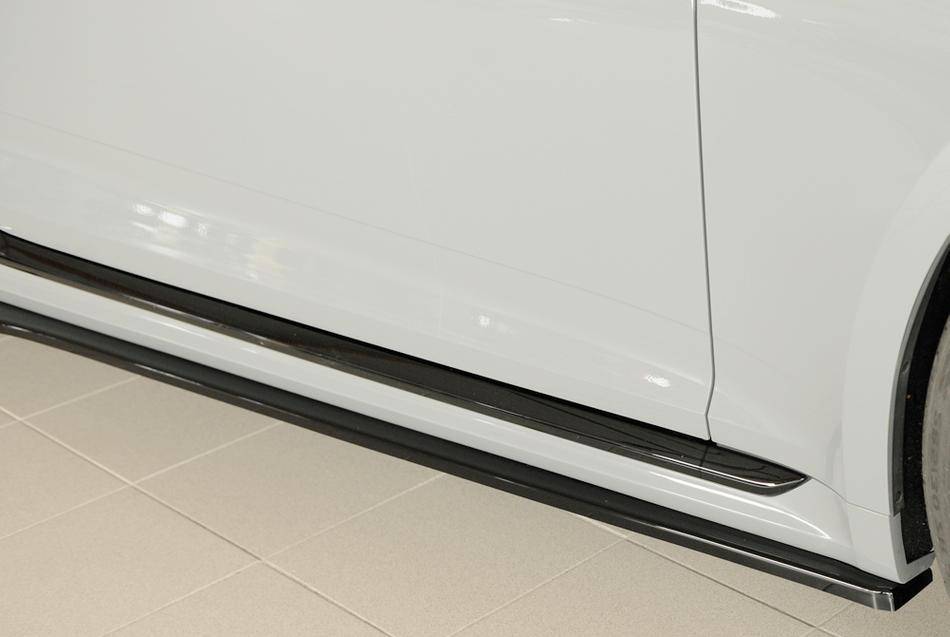 Lama sottoporta DX Rieger RS5 B9 Dal'16 Coupe fino'2020 nero lucido