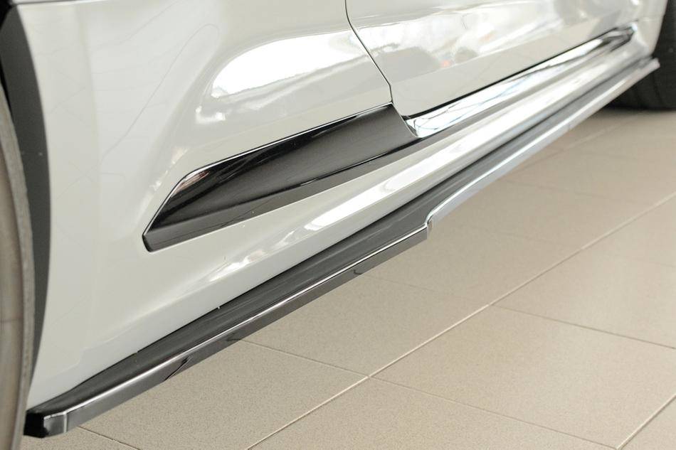 Lama sottoporta DX Rieger RS5 B9 Dal'16 Coupe fino'2020 nero lucido