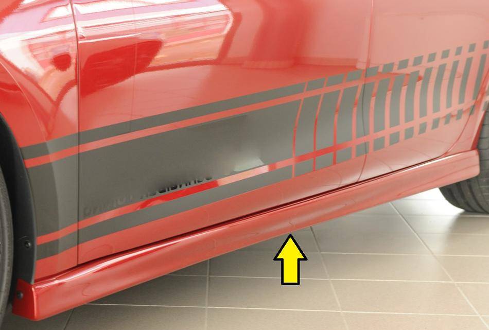 Sottoporta sx Rieger Leon KL tutti modelli ABS grezzo