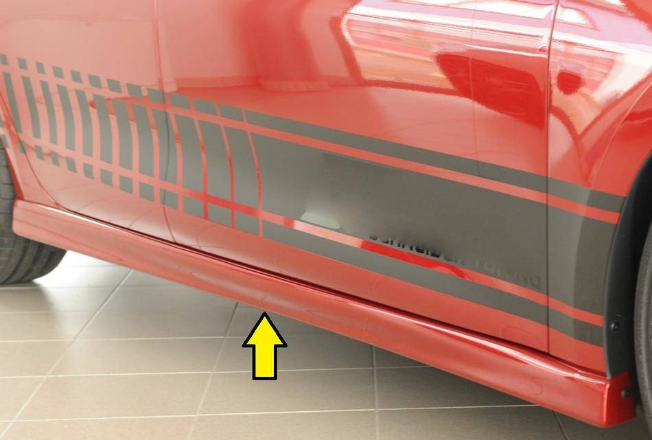 Sottoporta dx Rieger Leon KL tutti modelli ABS grezzo