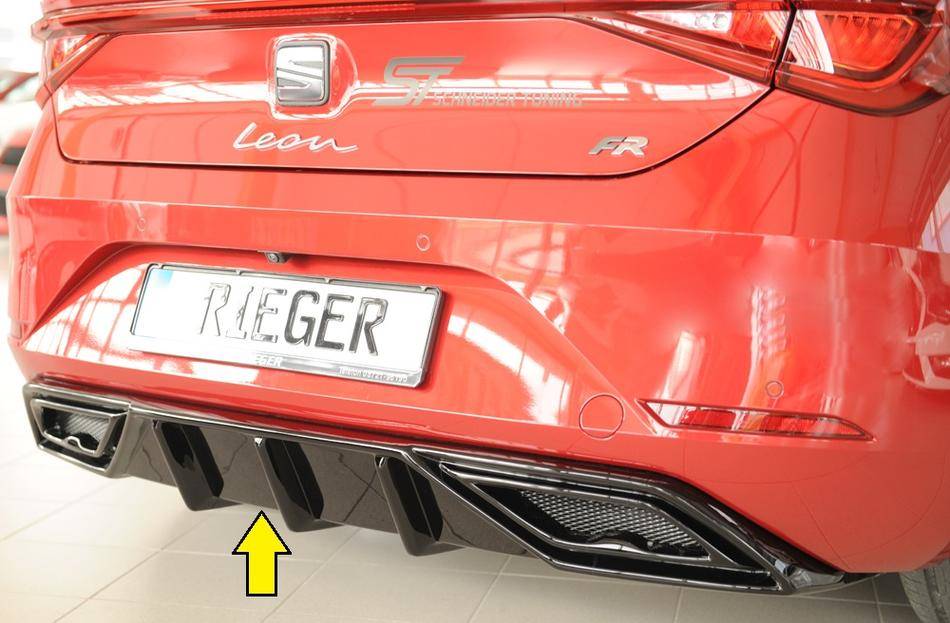 Diffusore Rieger Leon KL per term originali solo 5 porte no ST nero
