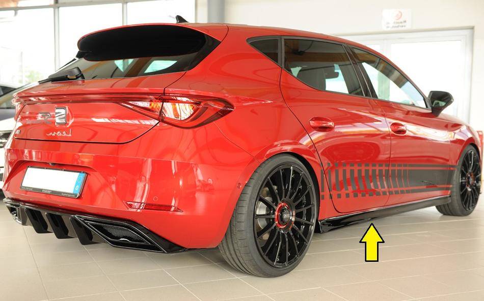 Sottoporta dx Rieger Leon KL tutti modelli nero lucido anche restyli