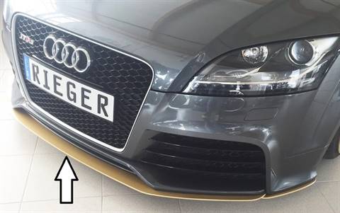 Lama sottoparaurti ant.Rieger Audi TTS/RS 8J per paraurti originale