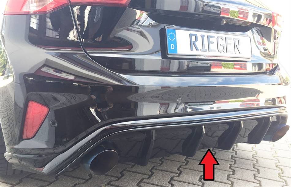 Diffusore Rieger Focus 4 dal'18 5 p.+ST term.duplex 115mm ABS grezzo