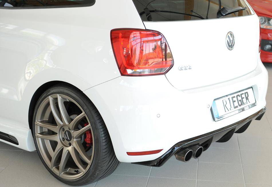 Diffusore Rieger Polo 6R GTI per marm.doppia SX fino 01.14 nero luci