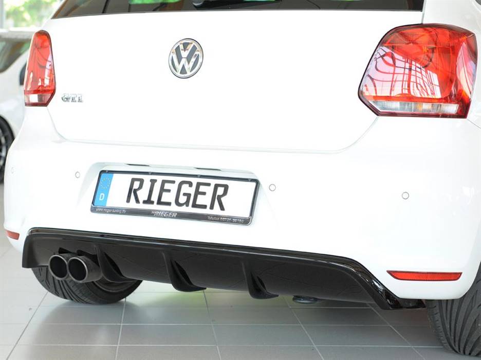 Diffusore Rieger Polo 6R GTI per marm.doppia SX fino 01.14 nero luci