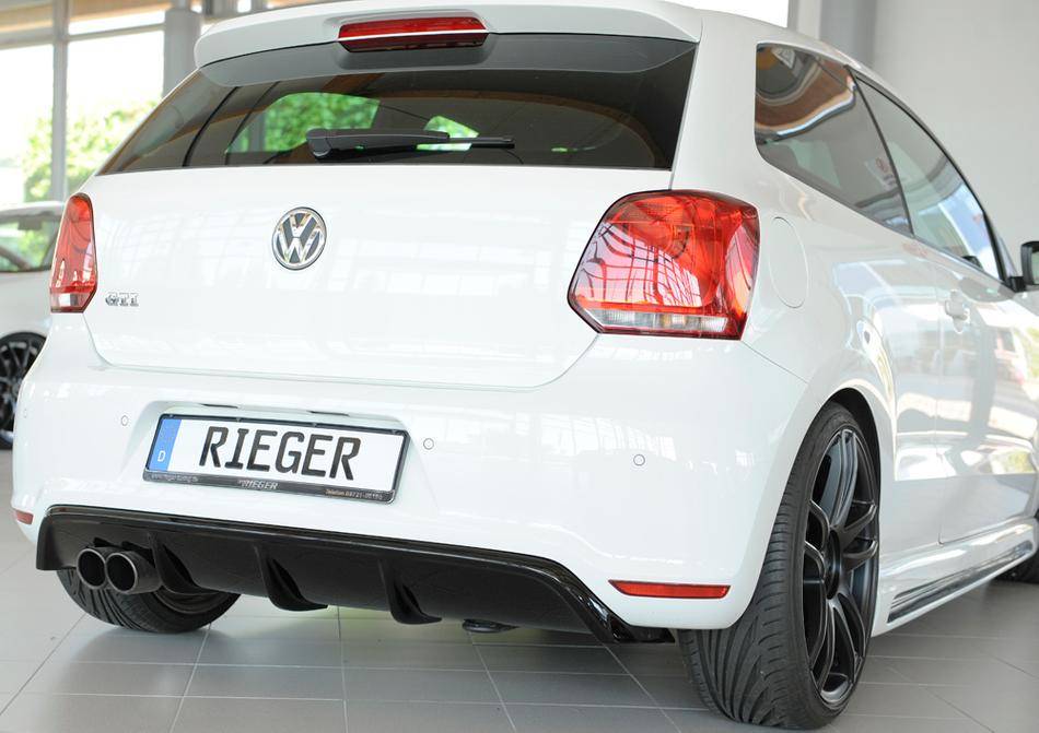 Diffusore Rieger Polo 6R GTI per marm.doppia SX fino 01.14 nero luci