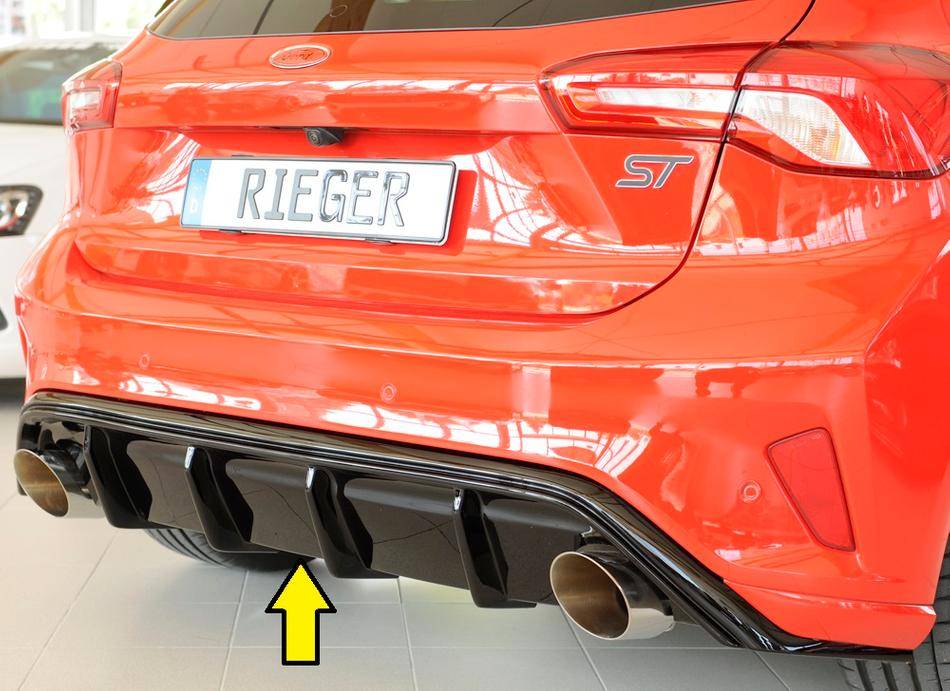 Diffusore Rieger Focus 4 dal'18 5 p.+ST term.duplex 115mm nero lucid