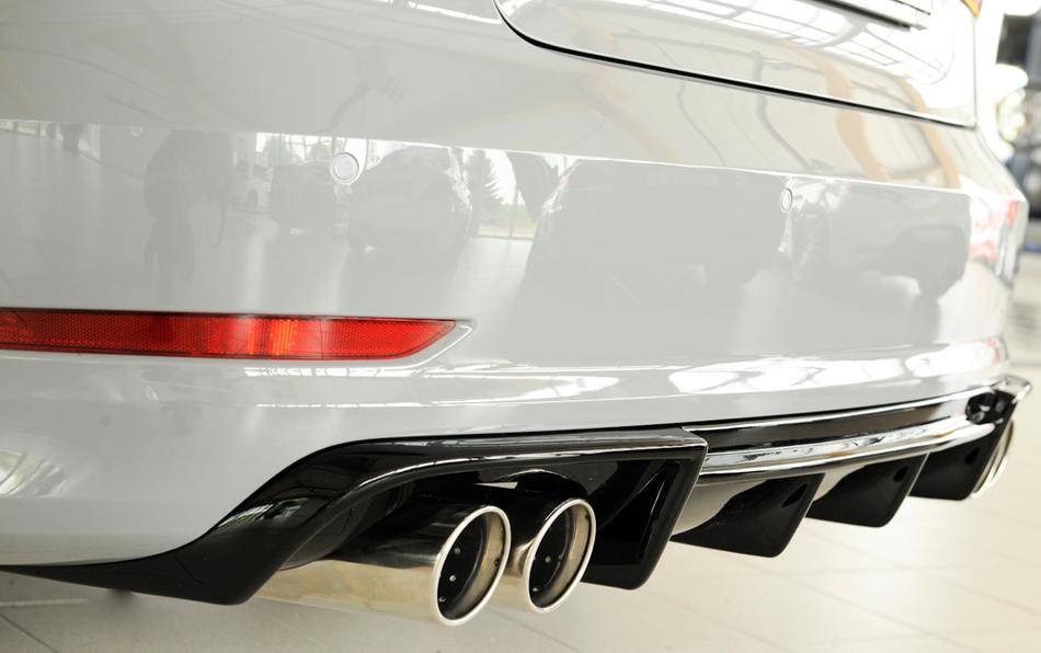 Diffusore Rieger A3 8V S-Line Cabrio/berlina duplex 4x90 nero lucido