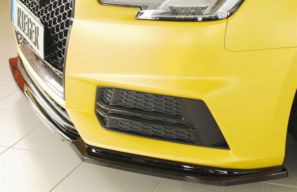 Lama Rieger A4 B9/F4 fino'18 per paraurti orig. S-line nero lucido