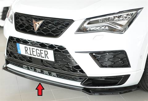 Lama Rieger Ateca Cupra fino 07.20  per paraurti orig. nero lucido