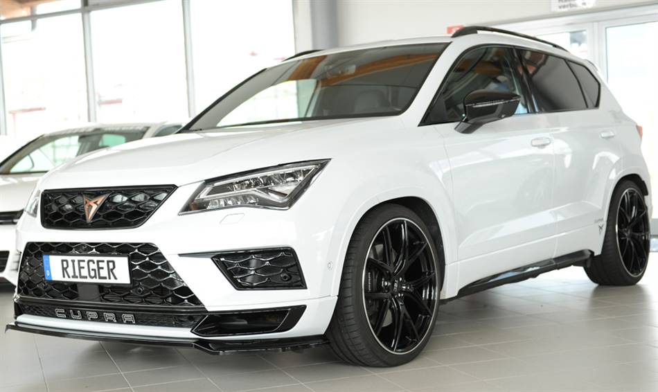 Lama Rieger Ateca Cupra fino 07.20  per paraurti orig. nero lucido