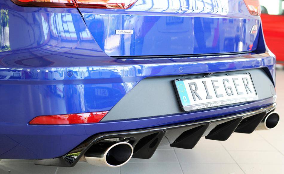 Diffusore Rieger Leon 5F Cupra ST dal'17 term. singolo duplex nero