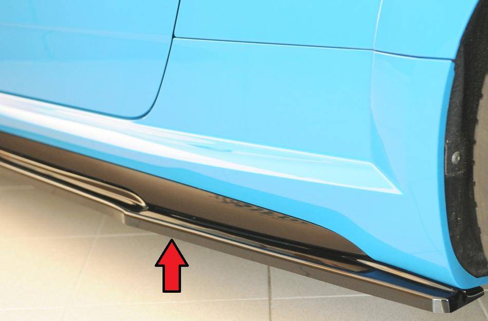 Lama sottoporta SX Rieger TT/TTS FV8S dal 2018 per sottop.orig. nero