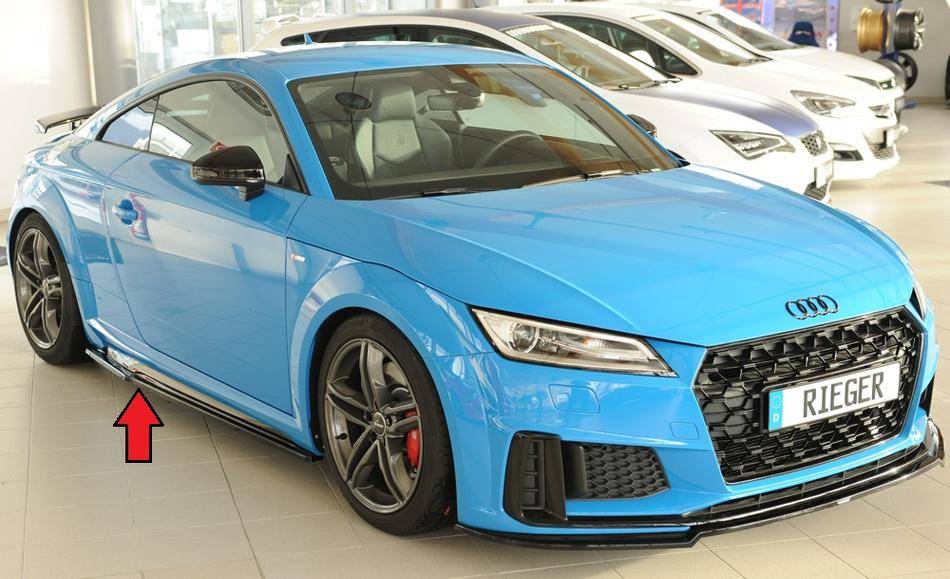 Lama sottoporta DX Rieger TT/TTS FV/8S dal 2018 per sottop.orig.nero