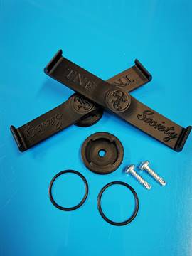 Portatarga Twist'N'Fix posteriore invisibile senza cornice