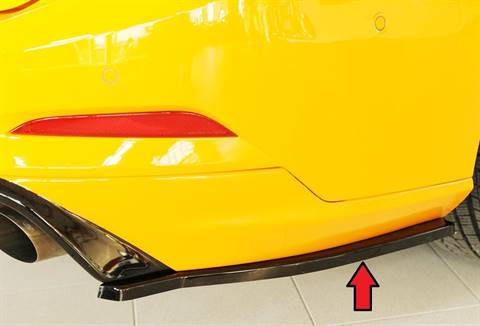 Angolare post Dx Focus MK4 ST Turnier per diffusori Rieger nero luc