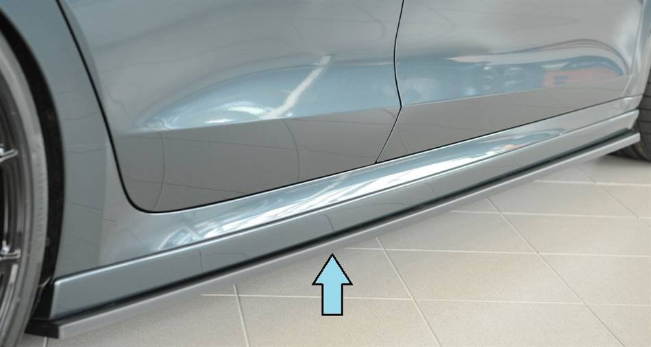 Lama sottoporta Dx Octavia NX per sottoporta Rieger Abs grezzo