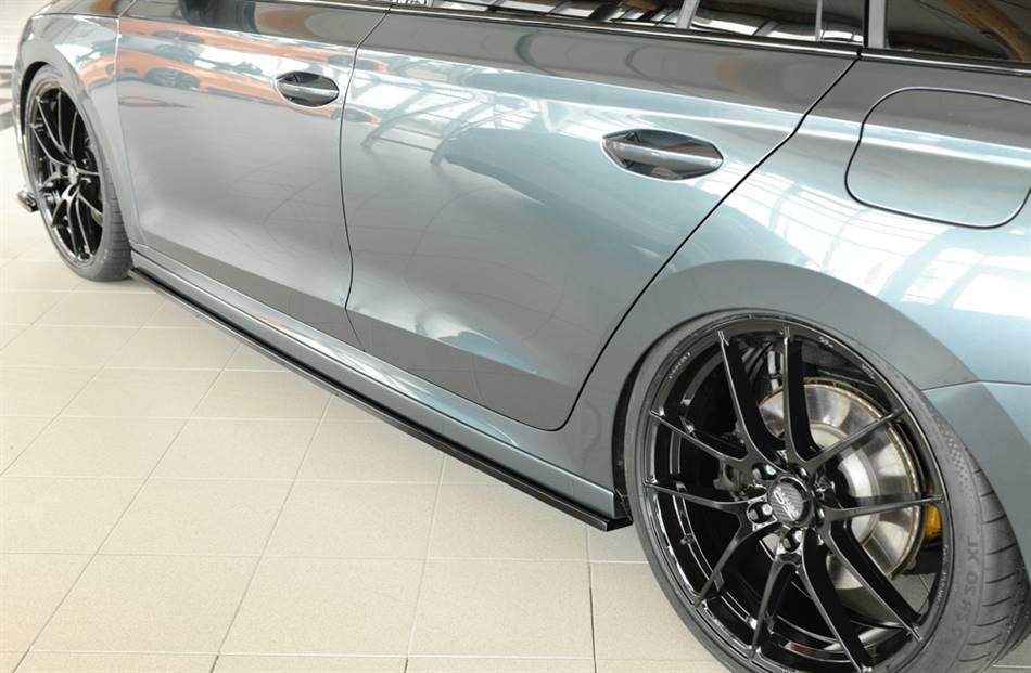 Lama sottoporta Sx Octavia NX per sottoporta Rieger nero lucido