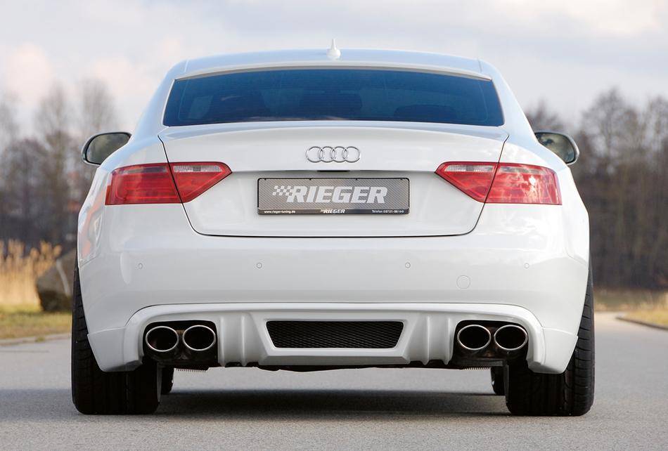 Sottoparaurti Rieger A5 no S-Line fino 2011 per 4 terminali 115x81