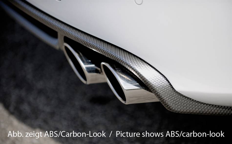 Diffusore Rieger A4 B8 no S-Line fino 12.11 marm. 4x115x85 nero luc.