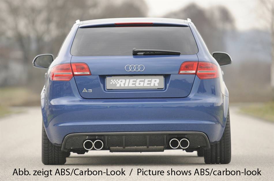 Diffusore Rieger A3 8P Sportb. NO S3 dal'08 per marm. dupl.4X76 nero