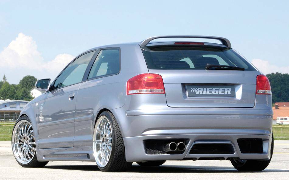 SPOILER TETTO GRANDE AUDI A3 8P solo 3 porte