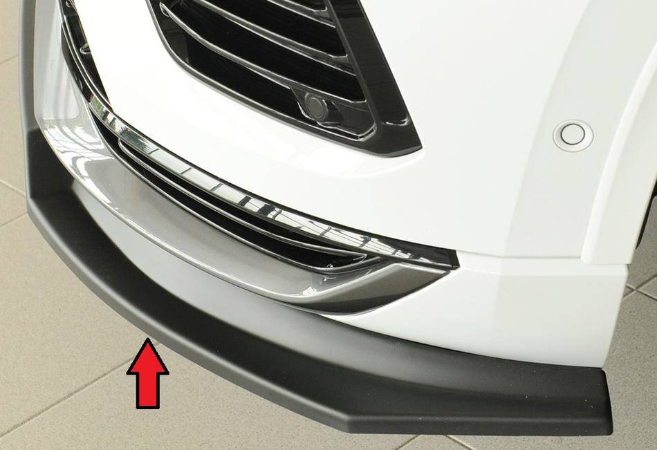 Lama Rieger Ateca Cupra facelfit dal'20 per paraurti orig ABS grezzo