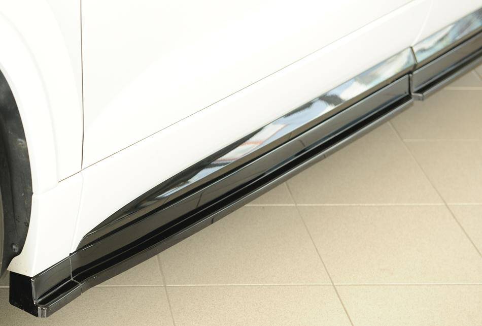 Lama sottoporta SX Rieger Ateca solo Cupra+FR anche Facelift nero lu