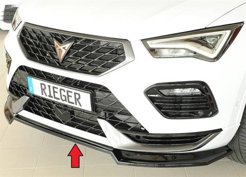 Lama Rieger Ateca Cupra Facelfit dal'20 per paraurti orig nero lucid