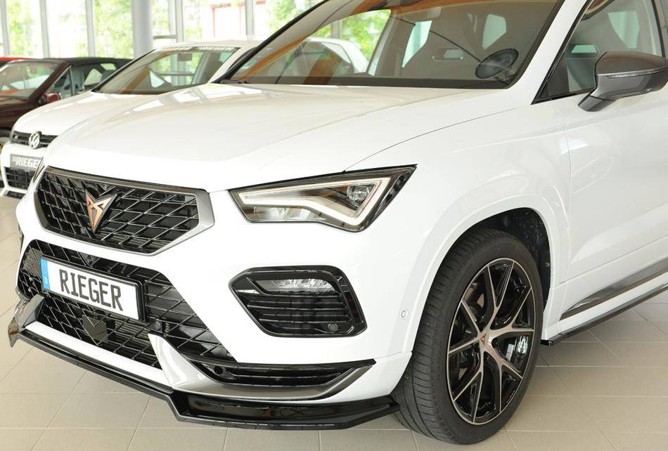 Lama Rieger Ateca Cupra Facelfit dal'20 per paraurti orig nero lucid