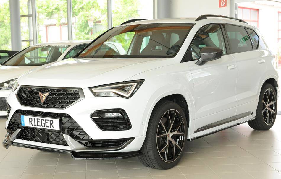 Lama Rieger Ateca Cupra Facelfit dal'20 per paraurti orig nero lucid