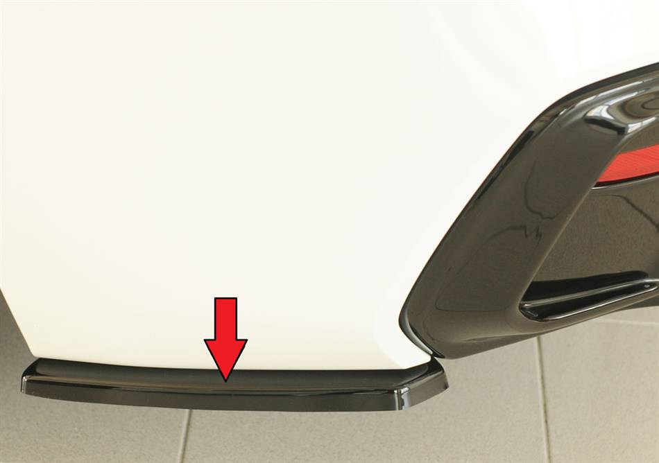 Deflettori laterale SX F20/21 dal '15 per paraurti post orig M-Techn