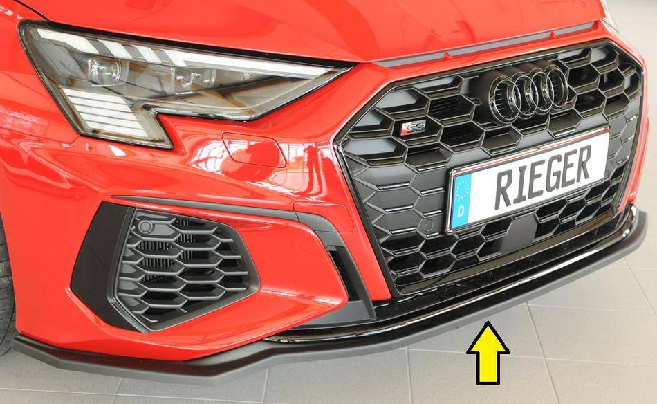 Lama Rieger A3 GY dal'11.19 per paraurti orig S-Line ABS grezzo
